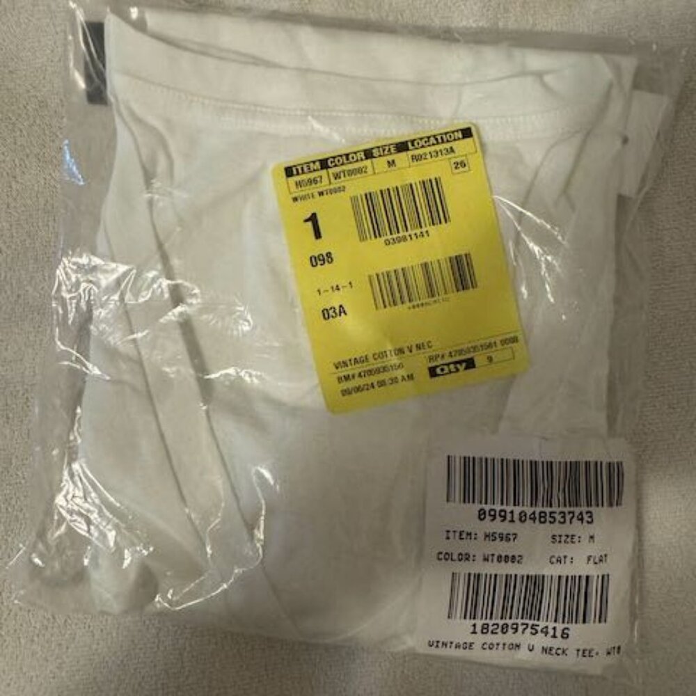 Unopened J Crew Factory Vintage Slub Cotton V Neck T-Shirts